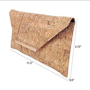 JNB Stylish Cork Clutch gently used